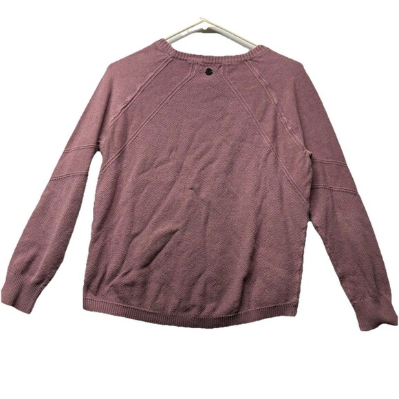 Prana Avita Pullover Sweater Women’s Size XS Mauve Purple Long Sleeve Momcore - Picture 3 of 4